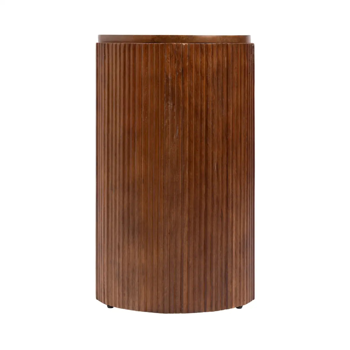 Cakora Capsule Wood Side Table - kateandlaurel