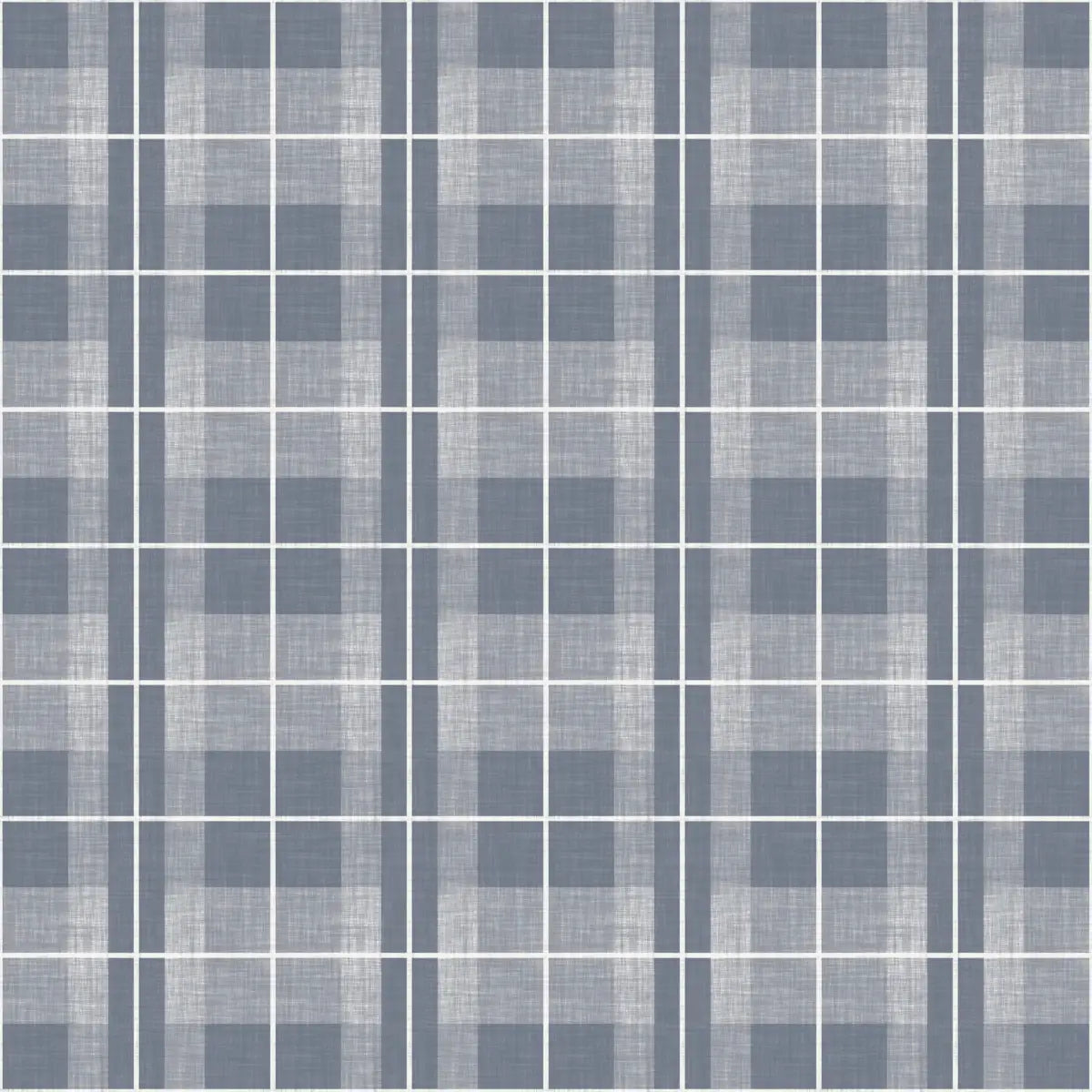 Callen Wallpaper - Blue Plaid - by Kathryn Therese - Loomwell Home Goods