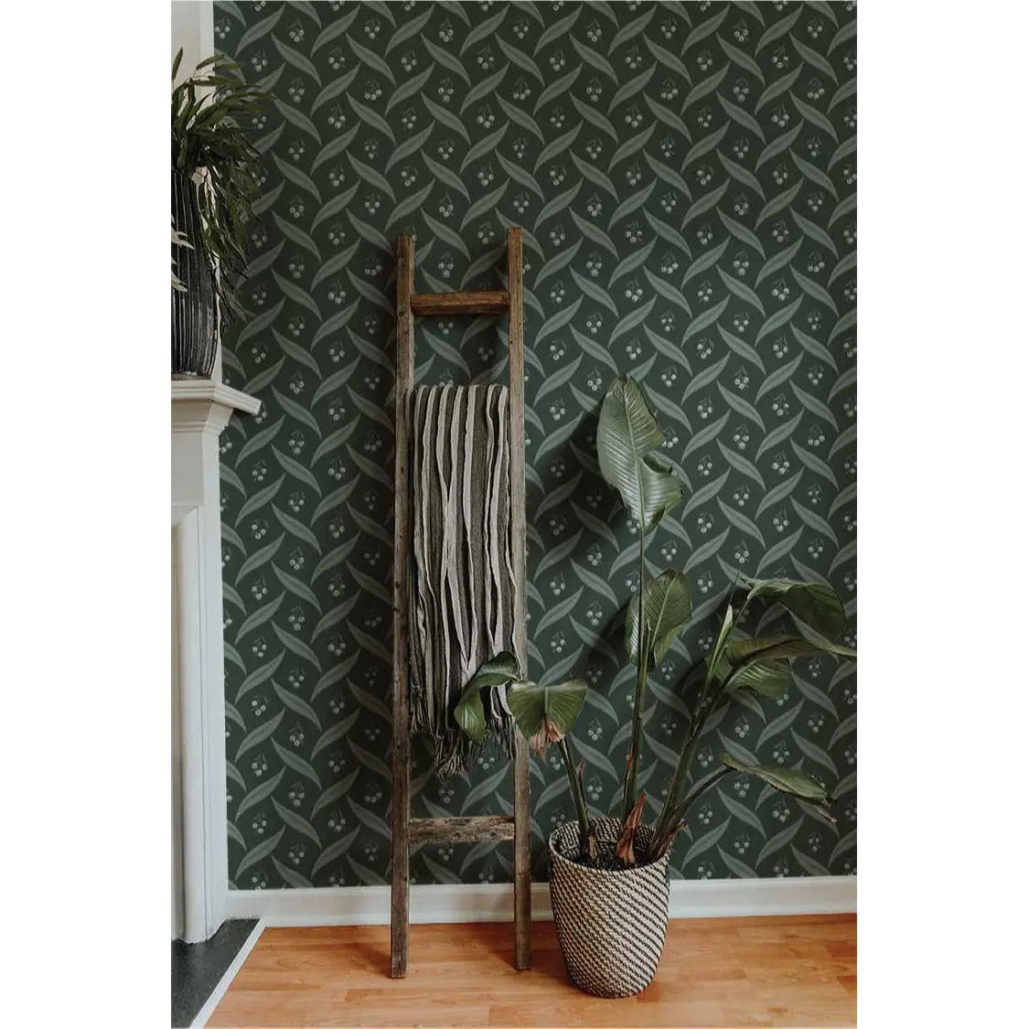 Campbell Wallpaper - Berries and Leaves - by Hufton Studio - Loomwell Home Goods
