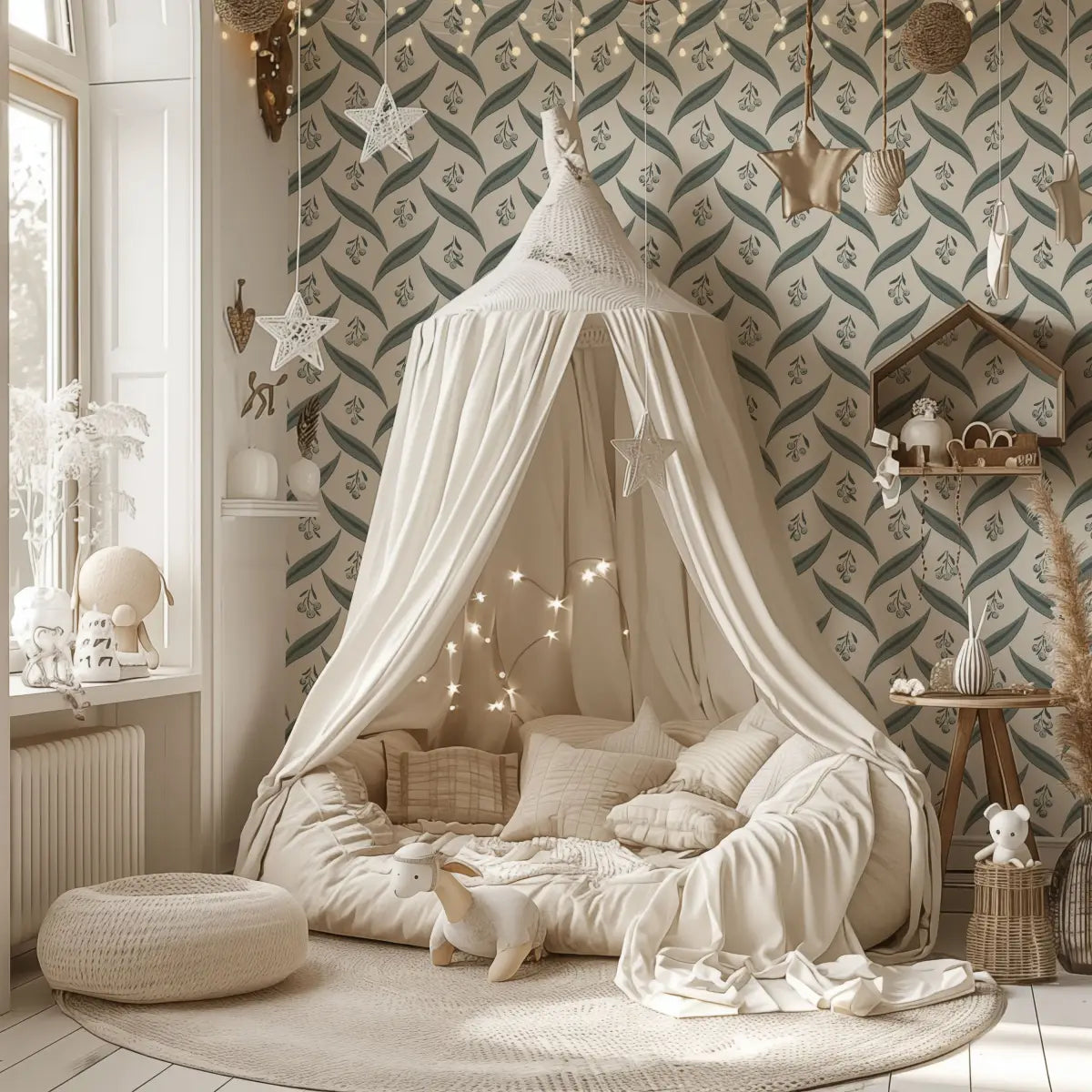 Campbell Wallpaper - Berries and Leaves - by Hufton Studio - Loomwell Home Goods