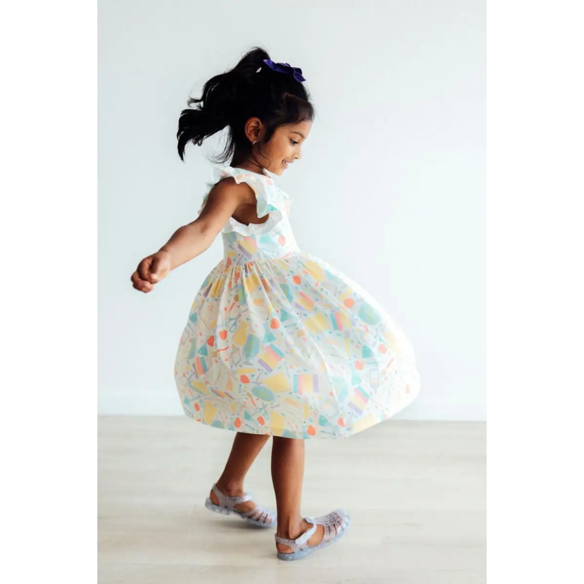 Campus Cutie Flutter Sleeve Twirl Dress - Mila & Rose ®