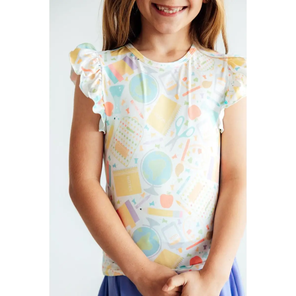 Campus Cutie Ruffle Top - Back to School - Mila & Rose ®
