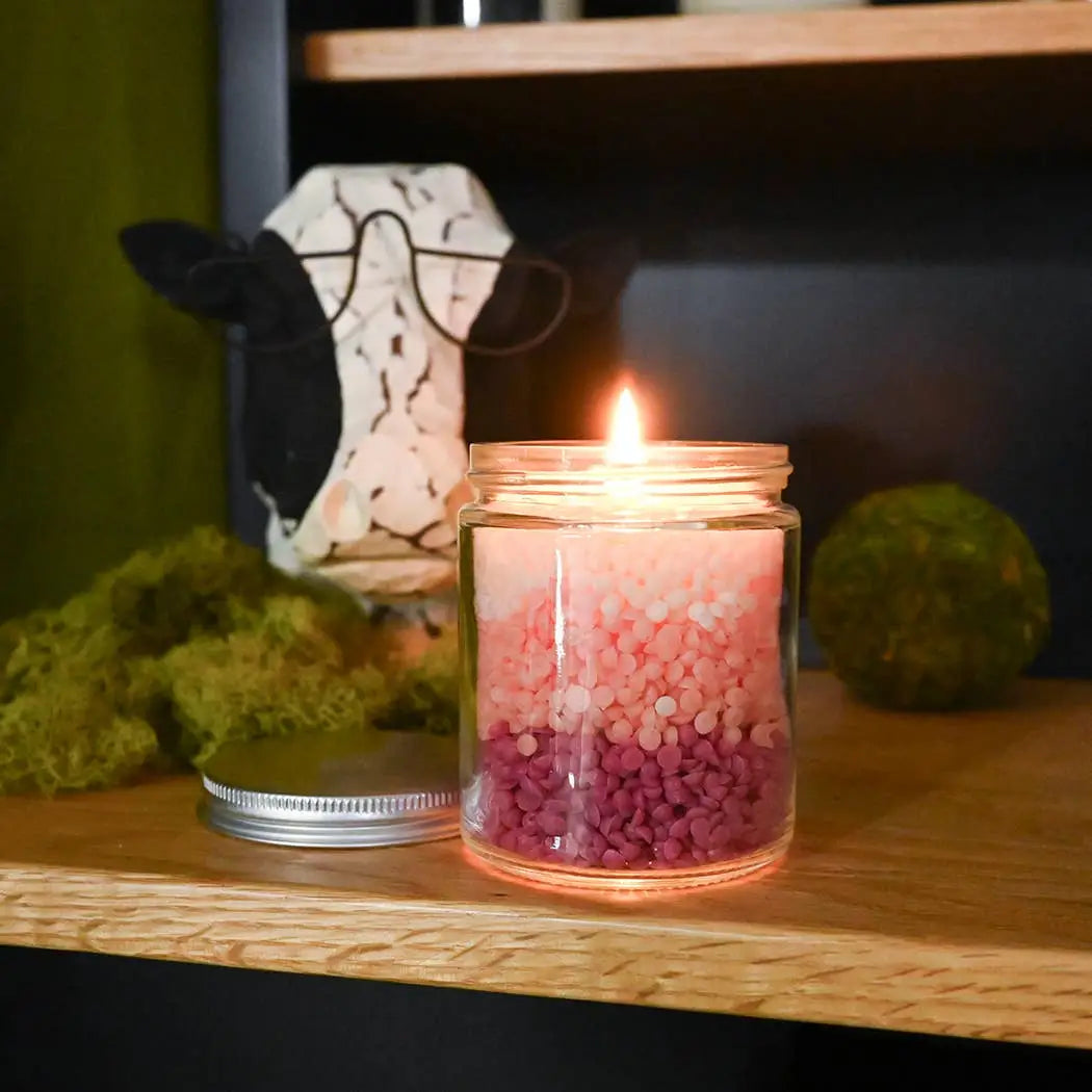 Candle Bar - 5.5 oz Glass Jar with Wax Beads - Milkhouse Candle Company