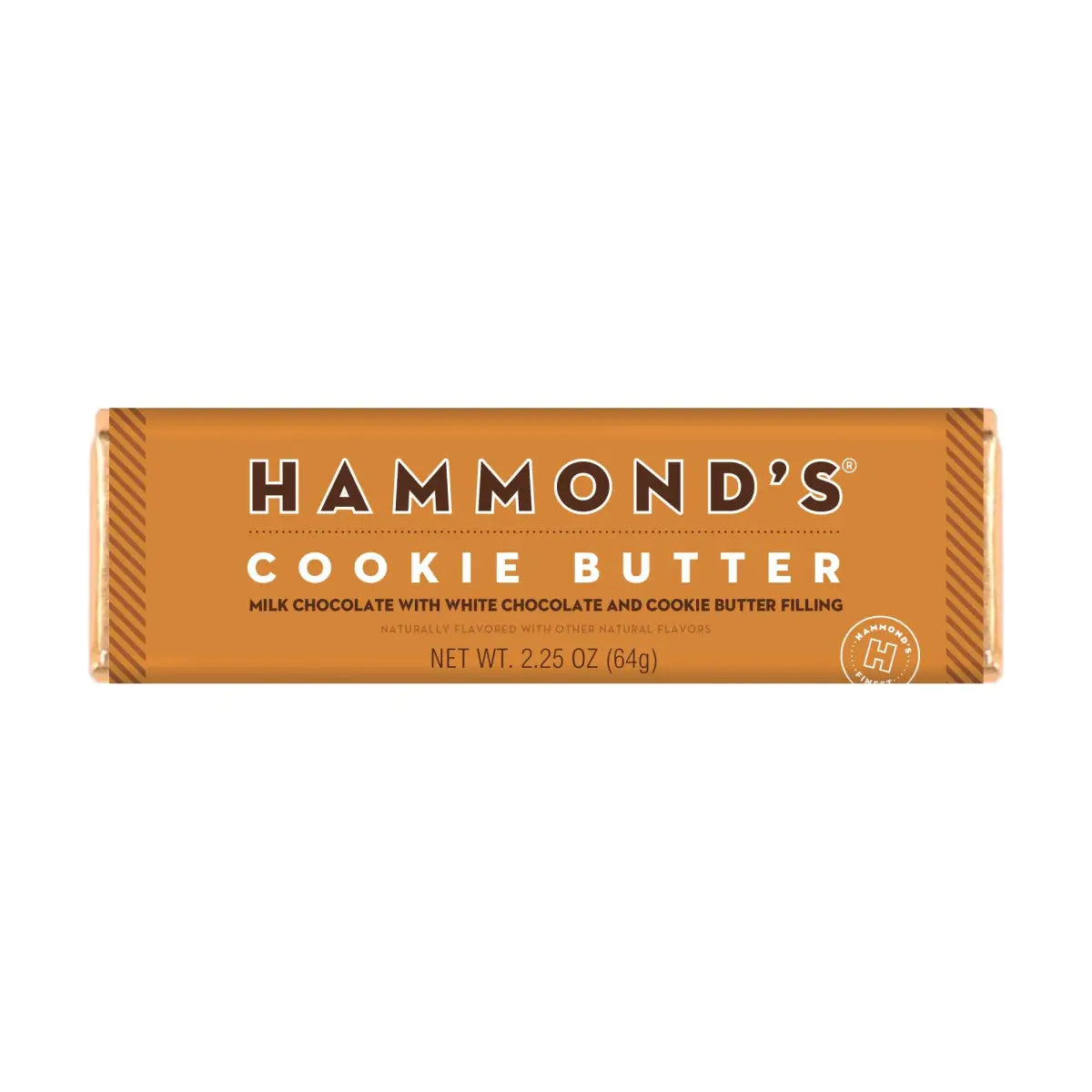 Cookie Butter - White & Milk Chocolate Candy Bar - Hammond’s Candies
