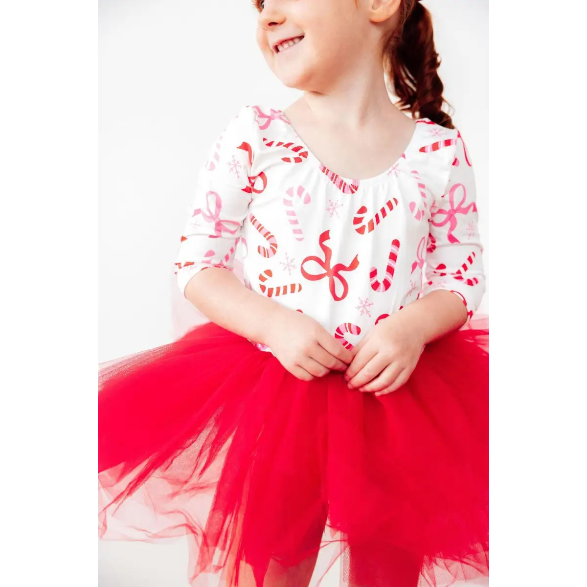 Candy Cane Lane 3/4 Tutu Leotard - Mila & Rose ®