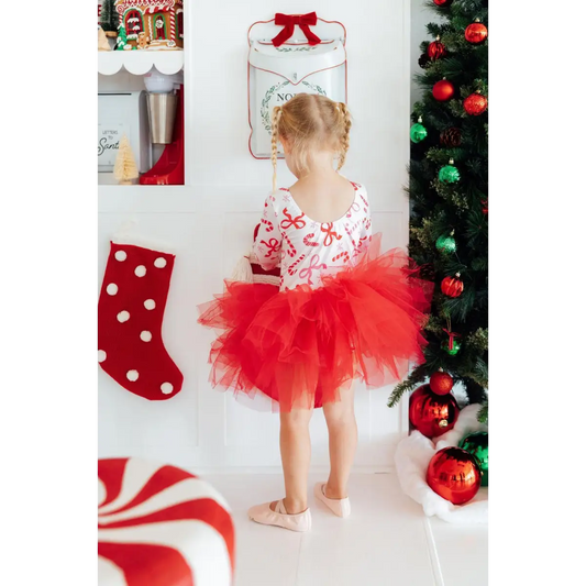 Candy Cane Lane 3/4 Tutu Leotard - Mila & Rose ®