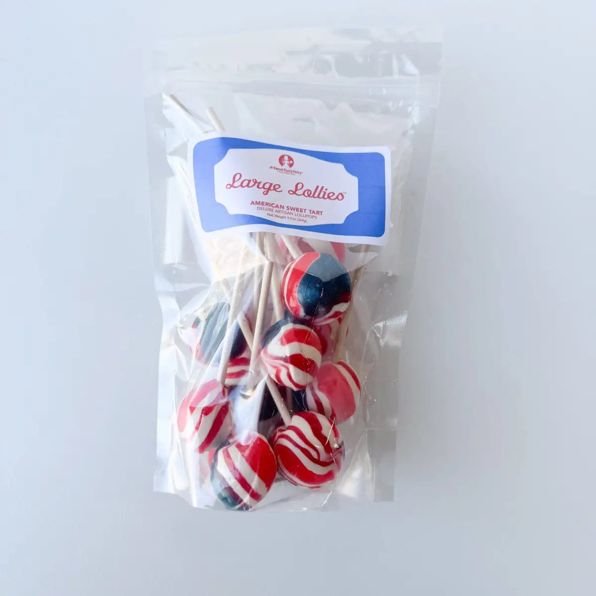Lollipop Candy - American Sweet Tart - USA Party Favor - Candy Making Co.