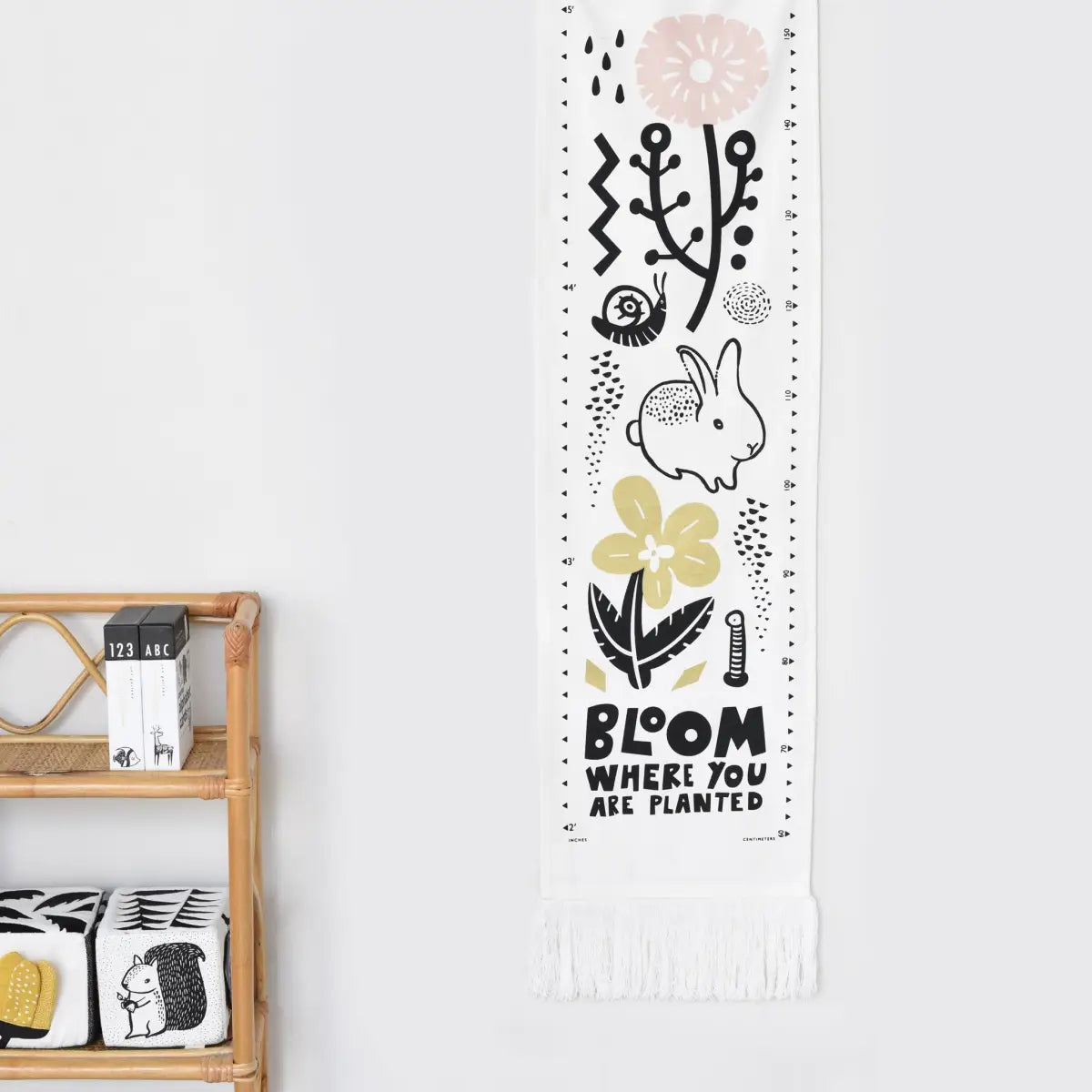 Canvas Growth Chart - Bloom - Wee Gallery