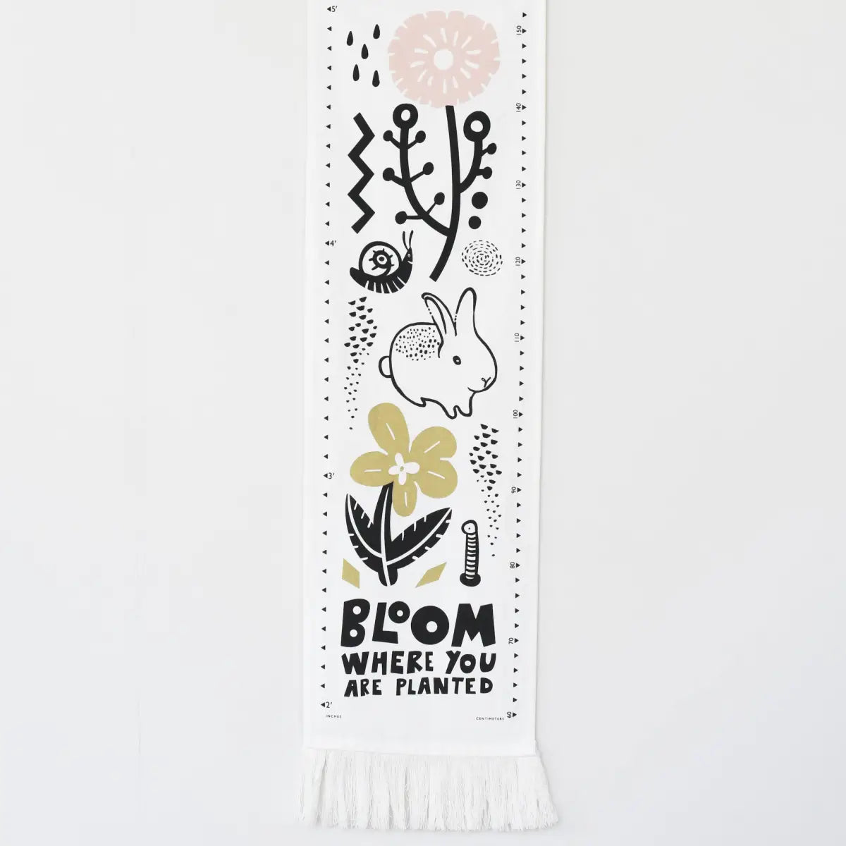 Canvas Growth Chart - Bloom - Wee Gallery
