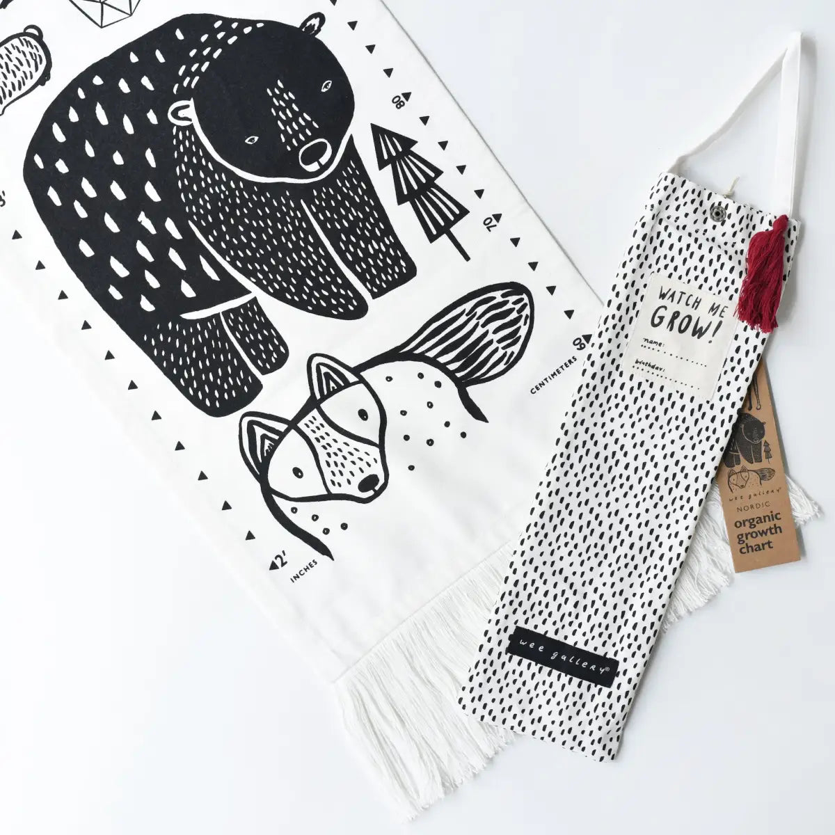 Canvas Growth Chart - Nordic - Wee Gallery
