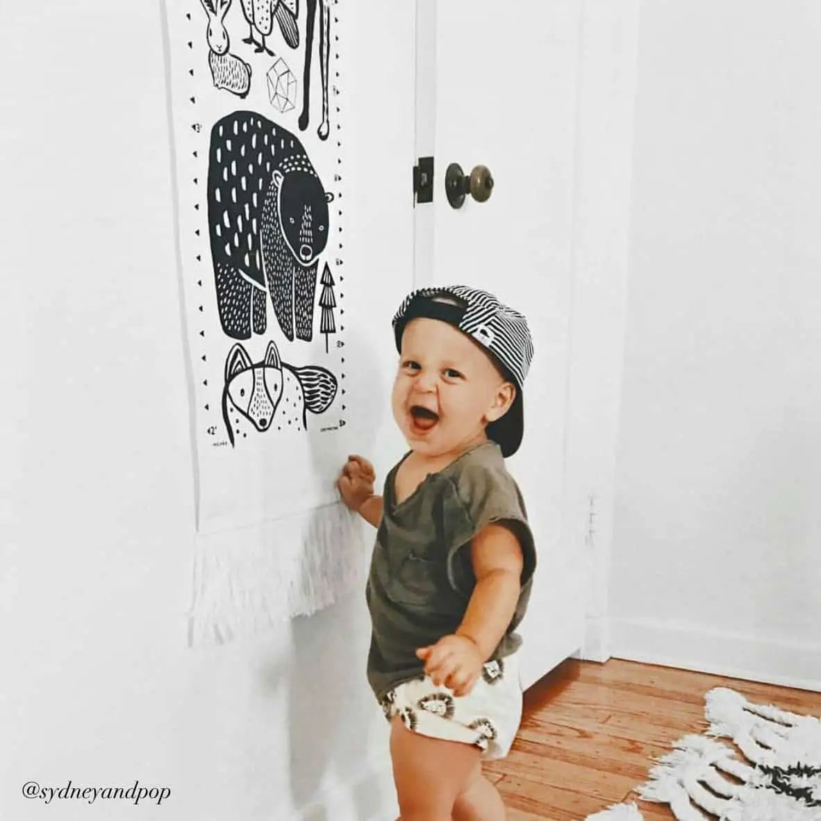 Canvas Growth Chart - Nordic - Wee Gallery