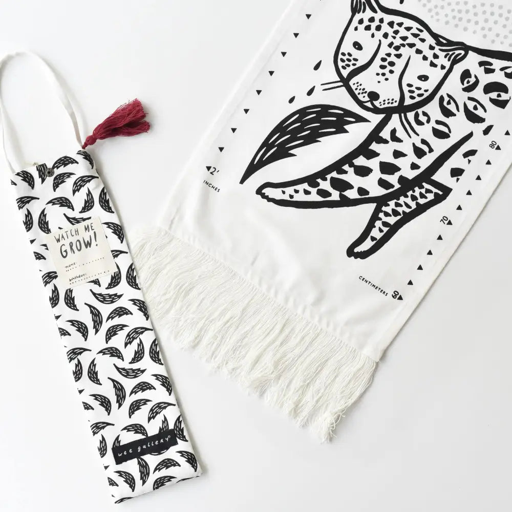 Canvas Growth Chart - Rainforest - Wee Gallery