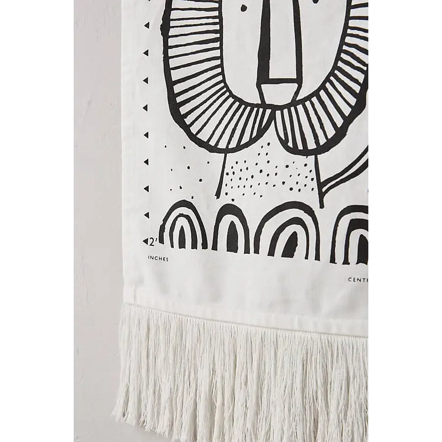 Canvas Growth Chart - Safari - Wee Gallery