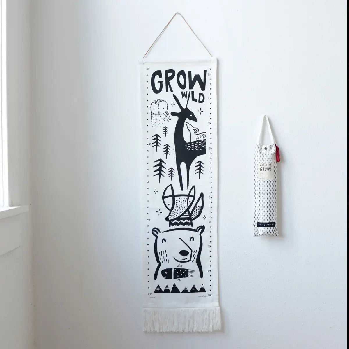 Canvas Growth Chart - Woodland - Wee Gallery