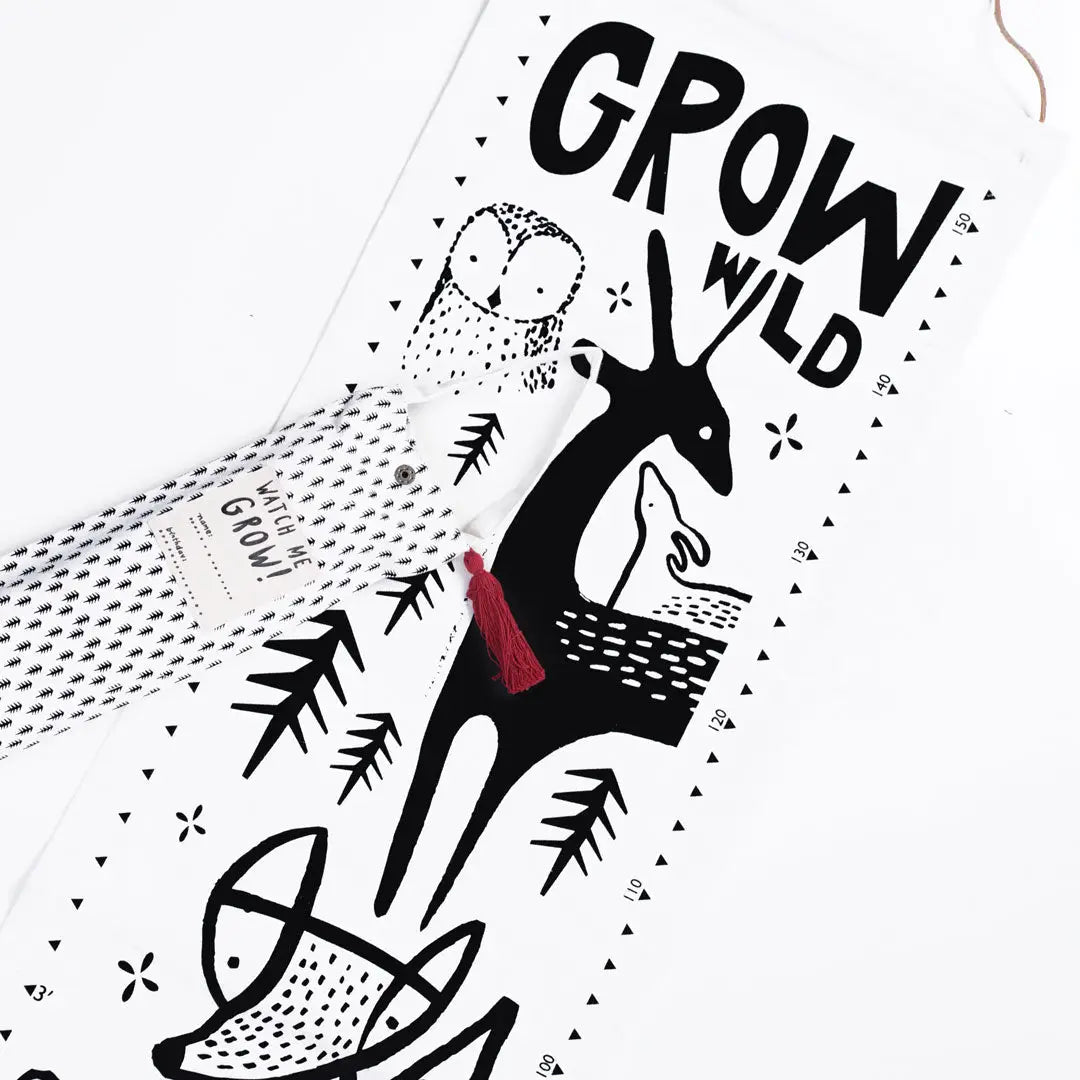 Canvas Growth Chart - Woodland - Wee Gallery