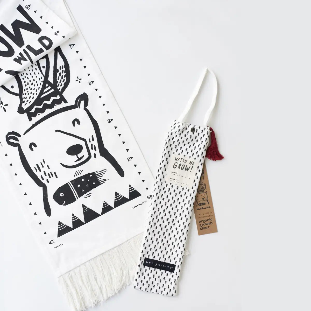 Canvas Growth Chart - Woodland - Wee Gallery
