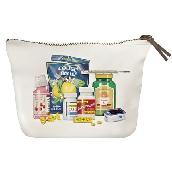 Canvas Pouch - Cold and Flu Medicine - First Aid Kit - Mary Lake-Thompson Ltd.