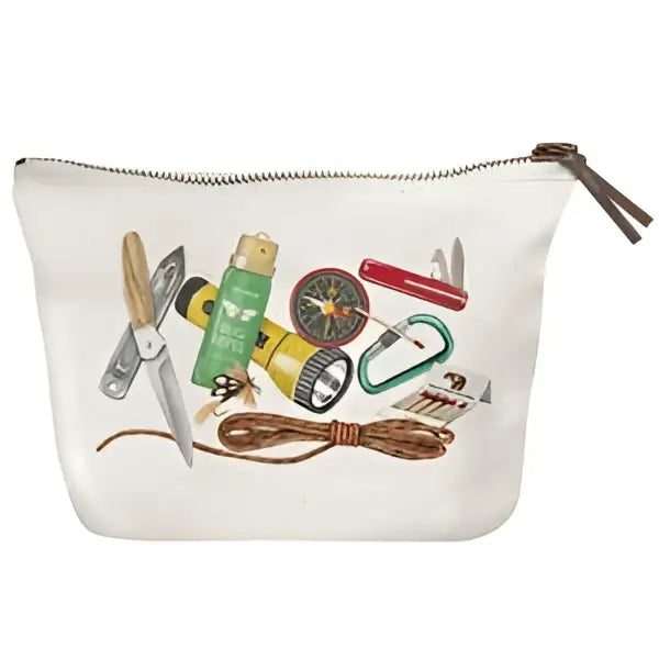 Canvas Pouch - Survival Supplies - Mary Lake-Thompson Ltd.