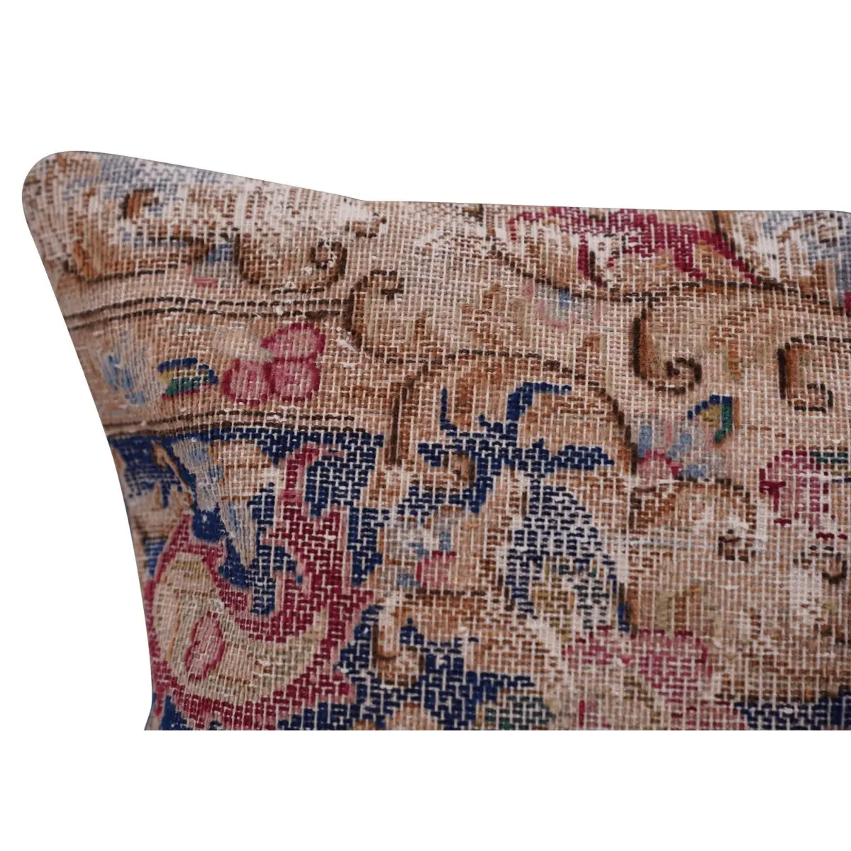 Canvello Antique Handmade Kerman Rug Pillows - 18’’x18’’ - Canvello