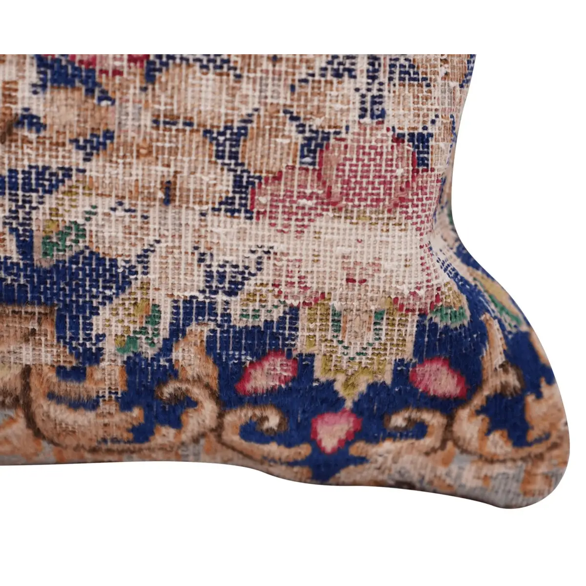 Canvello Antique Handmade Kerman Rug Pillows - 18’’x18’’ - Canvello