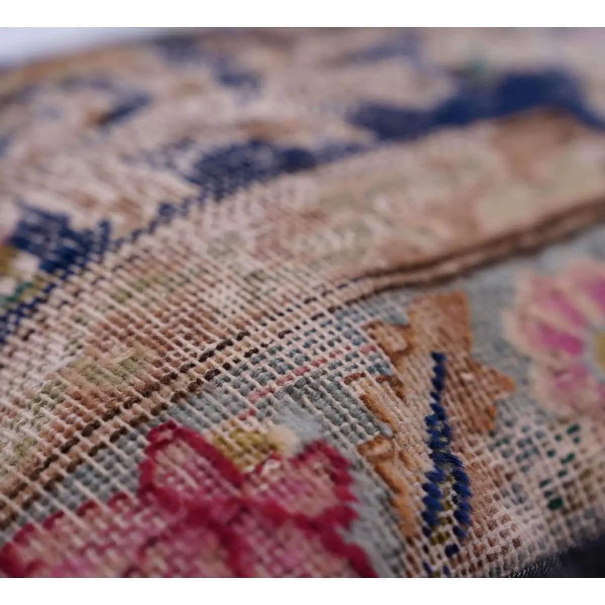 Canvello Antique Handmade Kerman Rug Pillows - 18’’x18’’ - Canvello