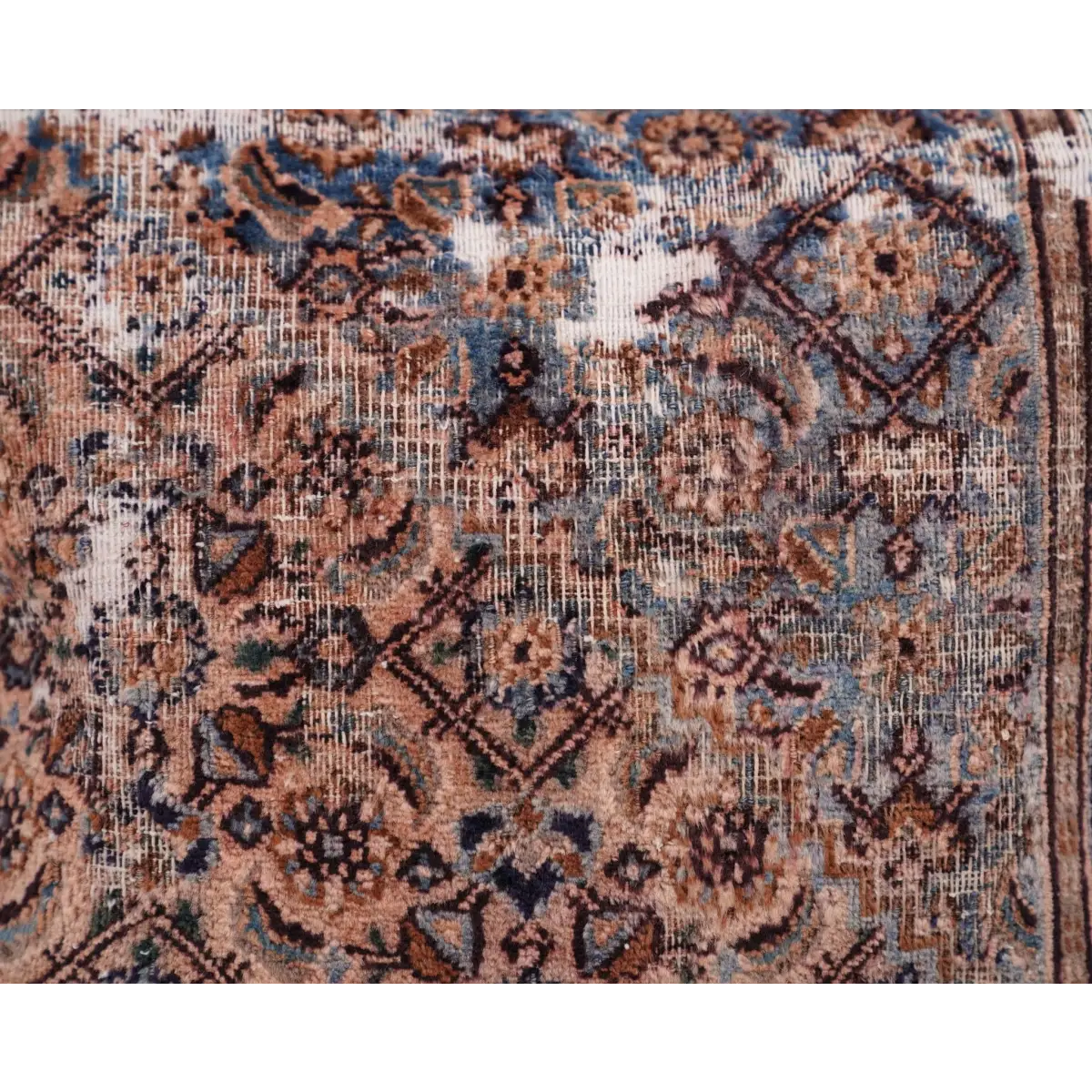 Canvello Antique Kerman Rug Bed Throw Pillows - 18’’x18’’ - Canvello