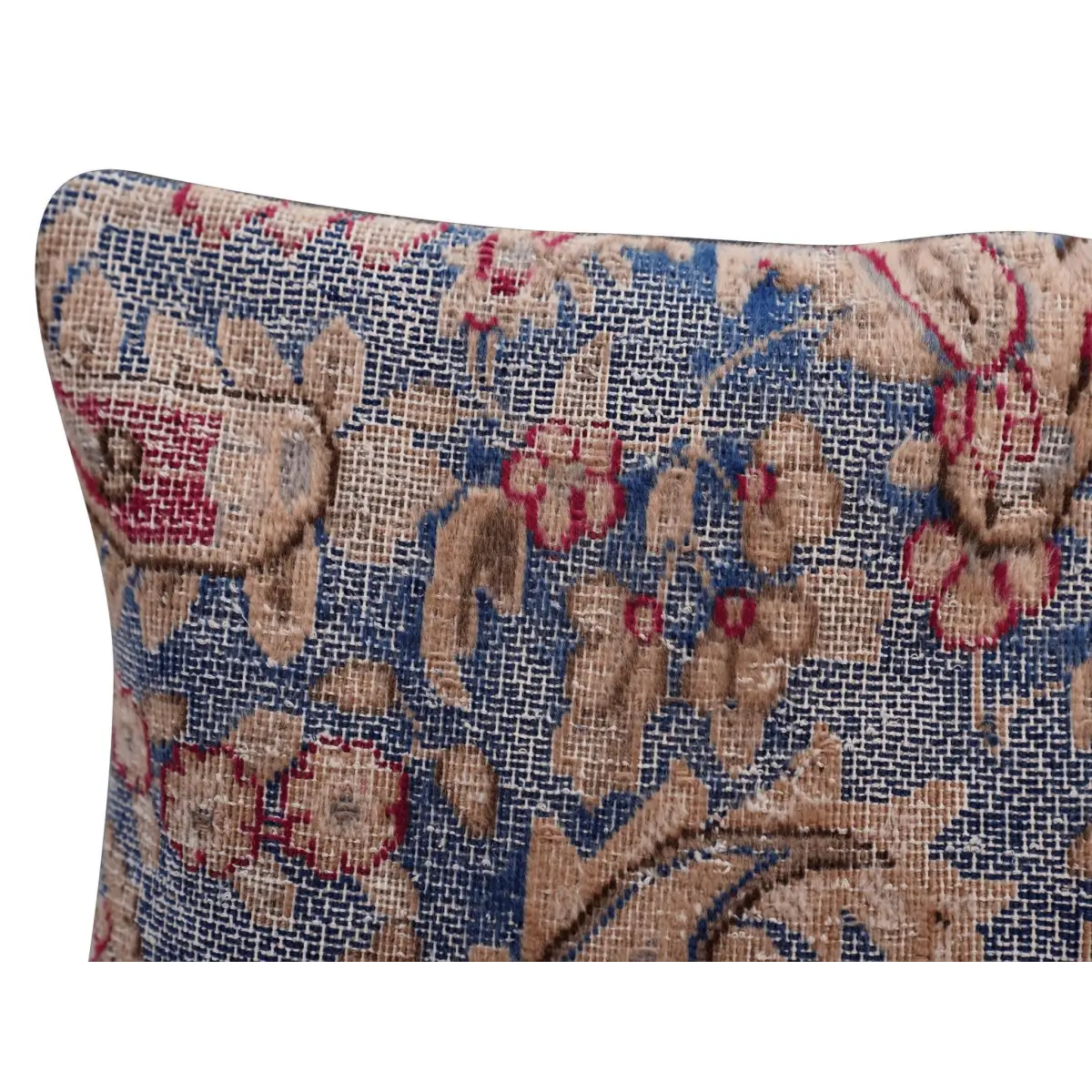 Canvello Antique Kerman Rug Blue Pillow Cases - 16’’x16’’ - Canvello
