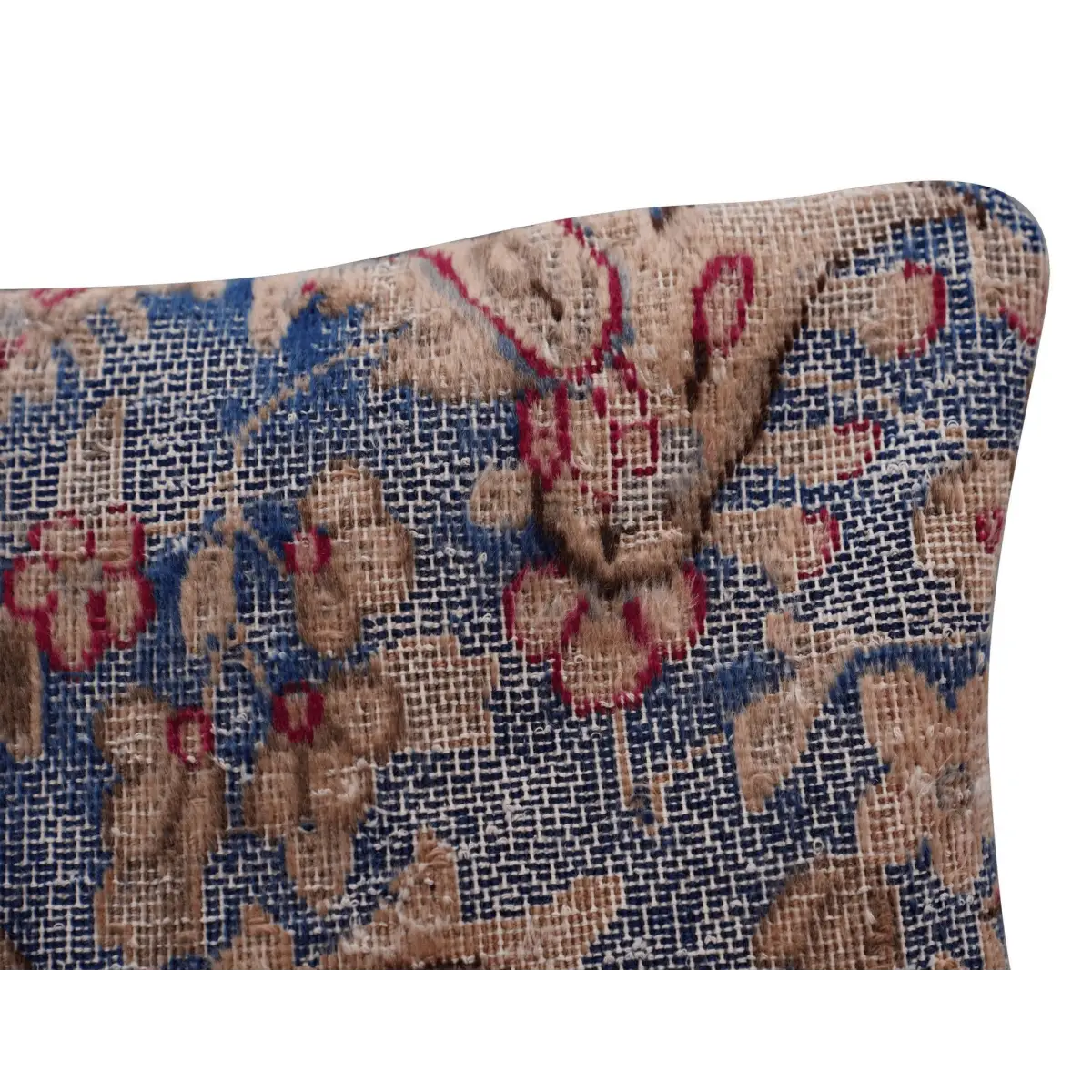 Canvello Antique Kerman Rug Blue Pillow Cases - 16’’x16’’ - Canvello