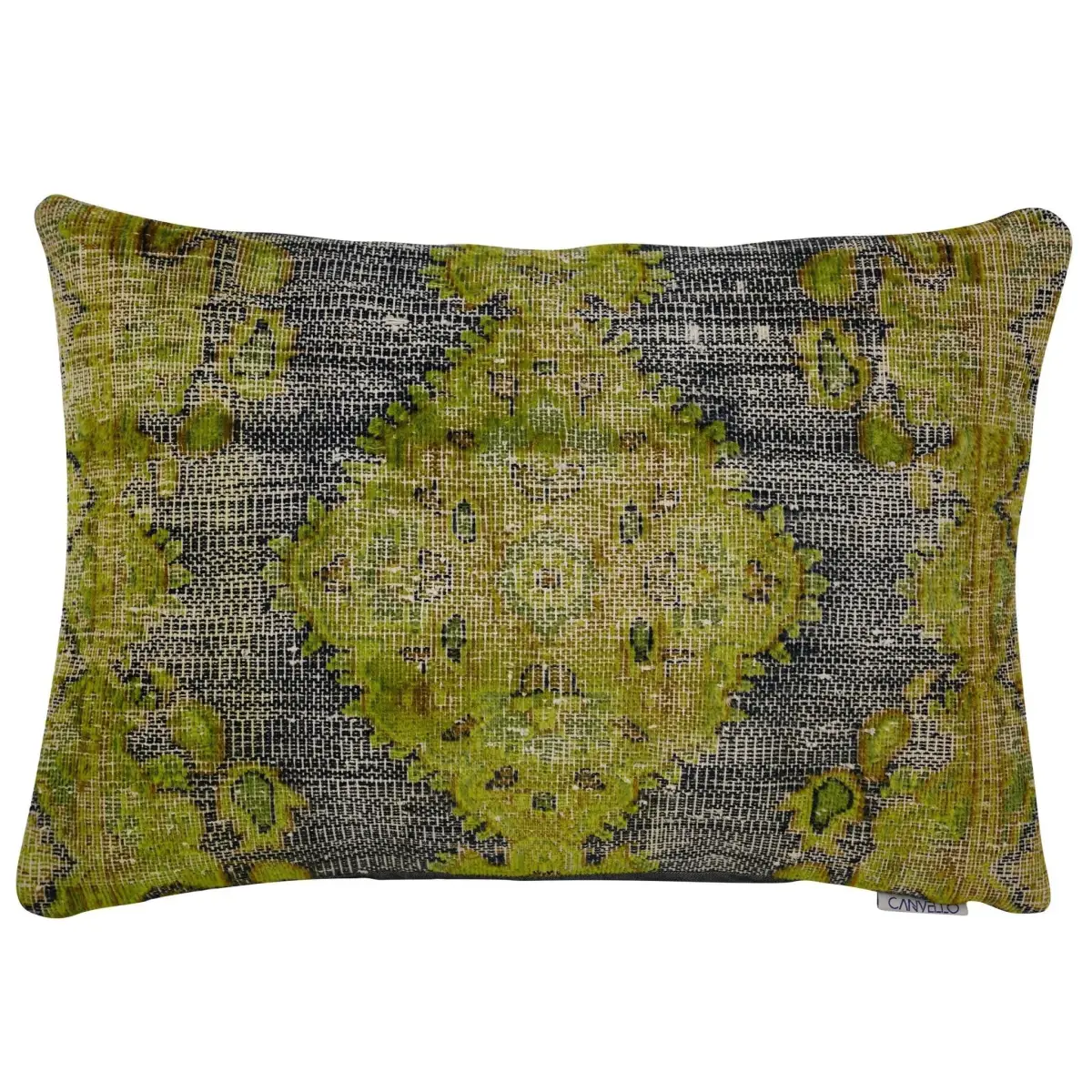 Canvello Antique Olive Green Throw Pillows - 16’’x24’’ - Canvello