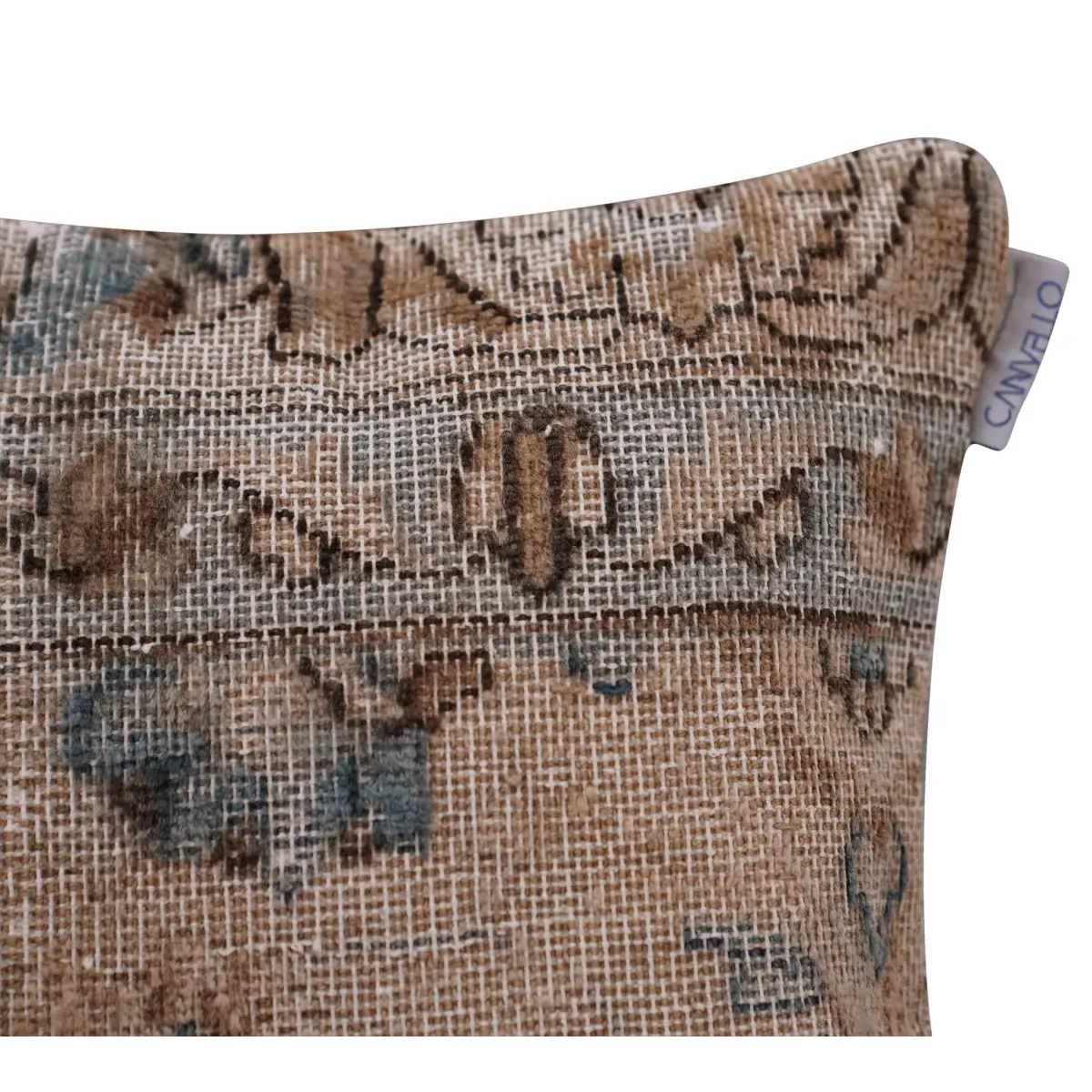 Canvello Antique Rug Brown Cushions For Sofa - 16’’x16’’ - Canvello