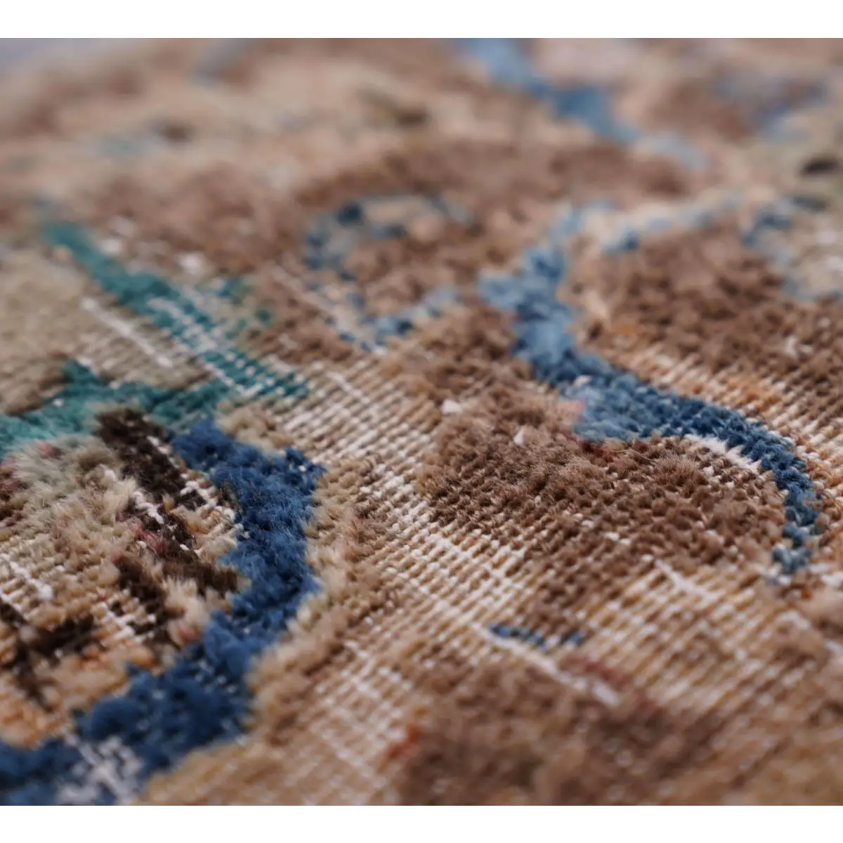 Canvello Antique Rug Brown Pillows For Couch - 16’’x16’’ - Canvello