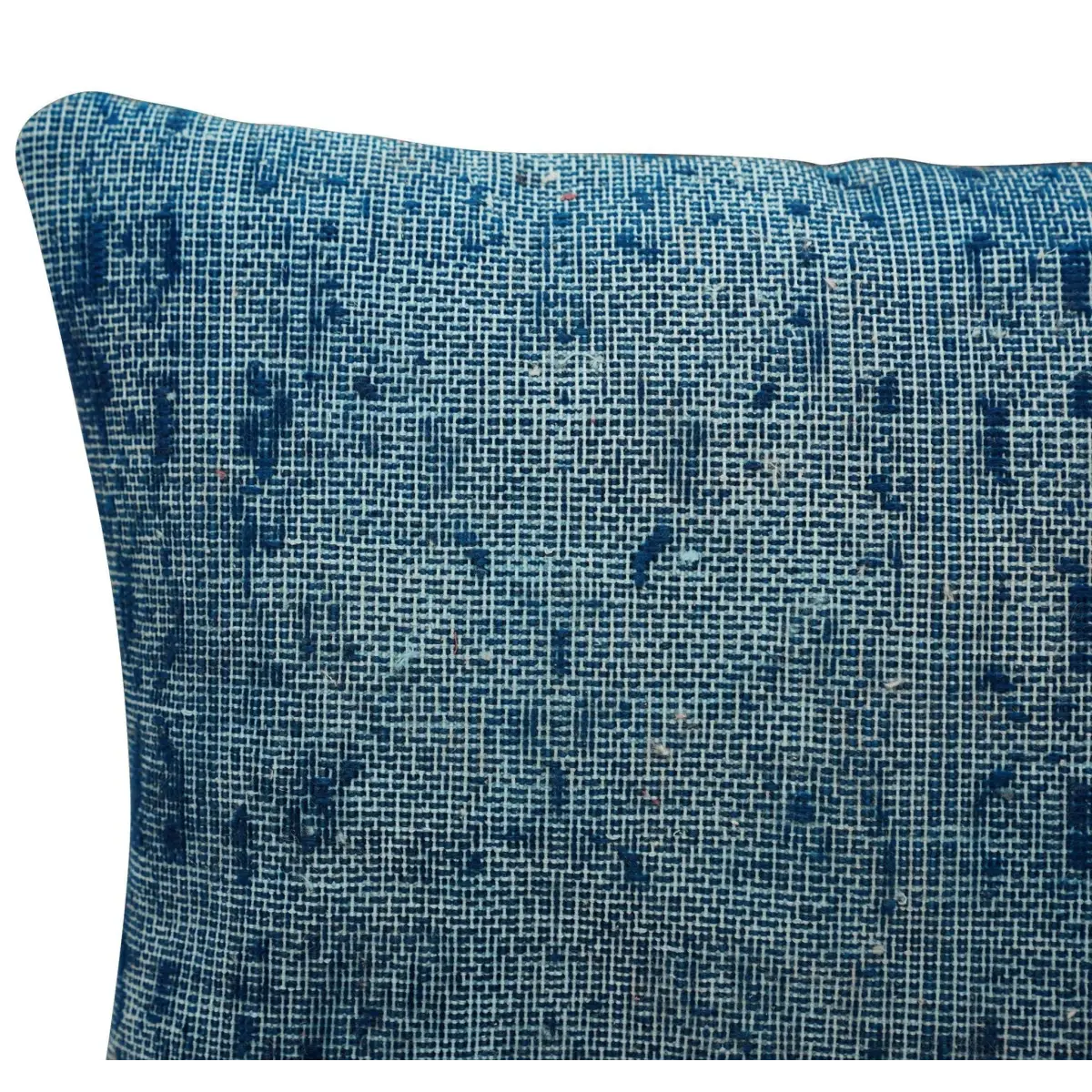 Canvello Antique Rug Dark Blue Throw Pillow - 18’’x18’’ - Canvello
