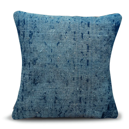 Canvello Antique Rug Dark Blue Throw Pillow - 18’’x18’’ - Canvello