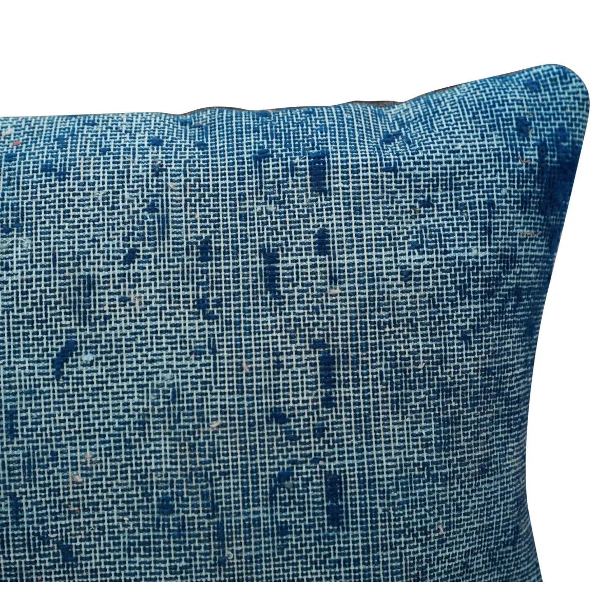 Canvello Antique Rug Dark Blue Throw Pillow - 18’’x18’’ - Canvello