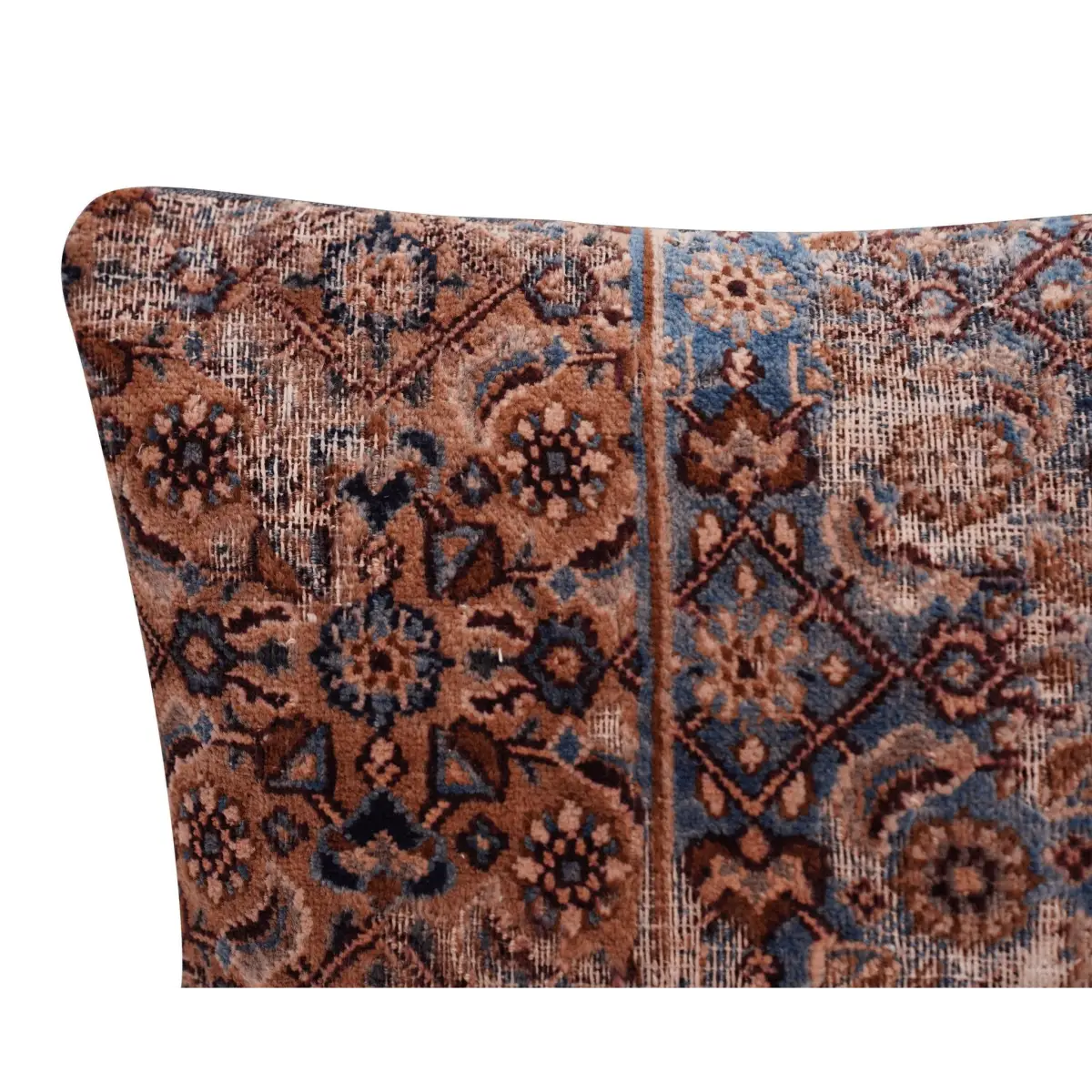 Canvello Antique Rug Light Brown Throw Pillows - 16’’x16’’ - Canvello