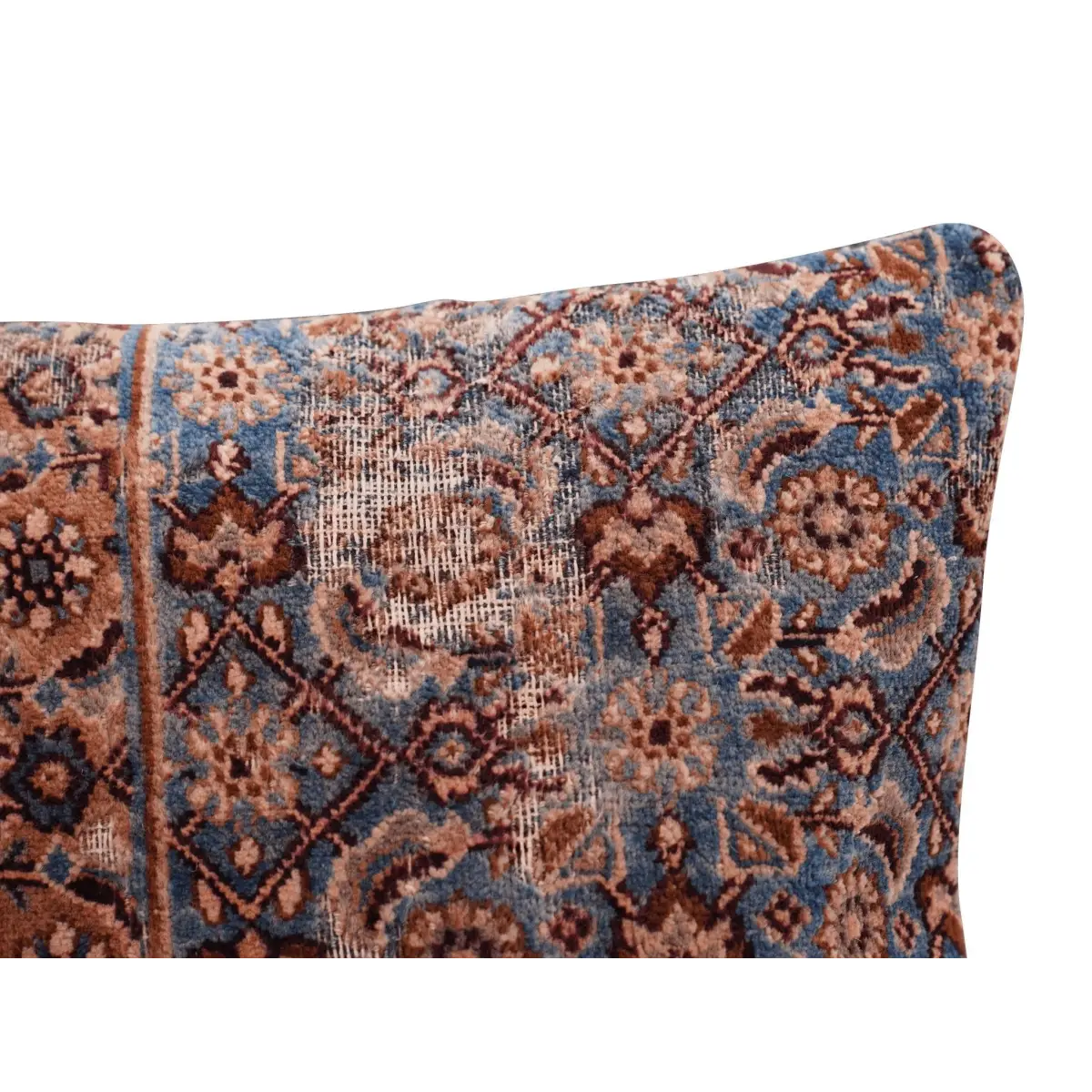 Canvello Antique Rug Light Brown Throw Pillows - 16’’x16’’ - Canvello