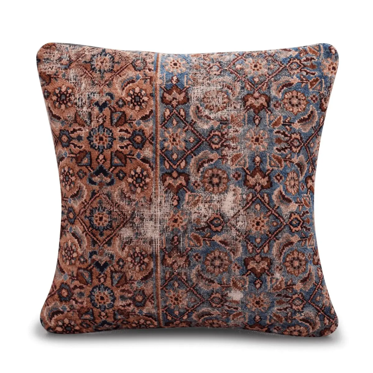 Canvello Antique Rug Light Brown Throw Pillows - 16’’x16’’ - Canvello
