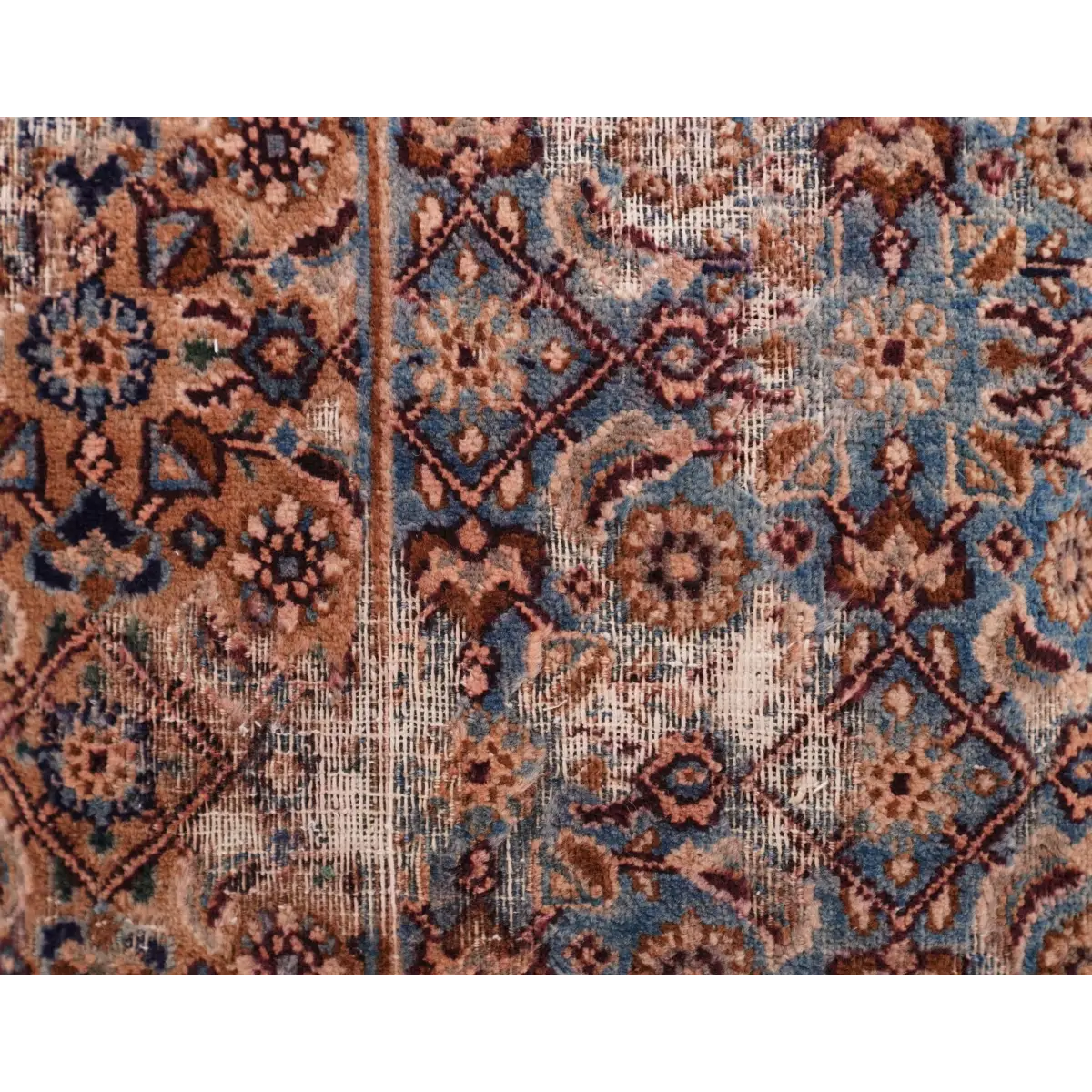 Canvello Antique Rug Light Brown Throw Pillows - 16’’x16’’ - Canvello