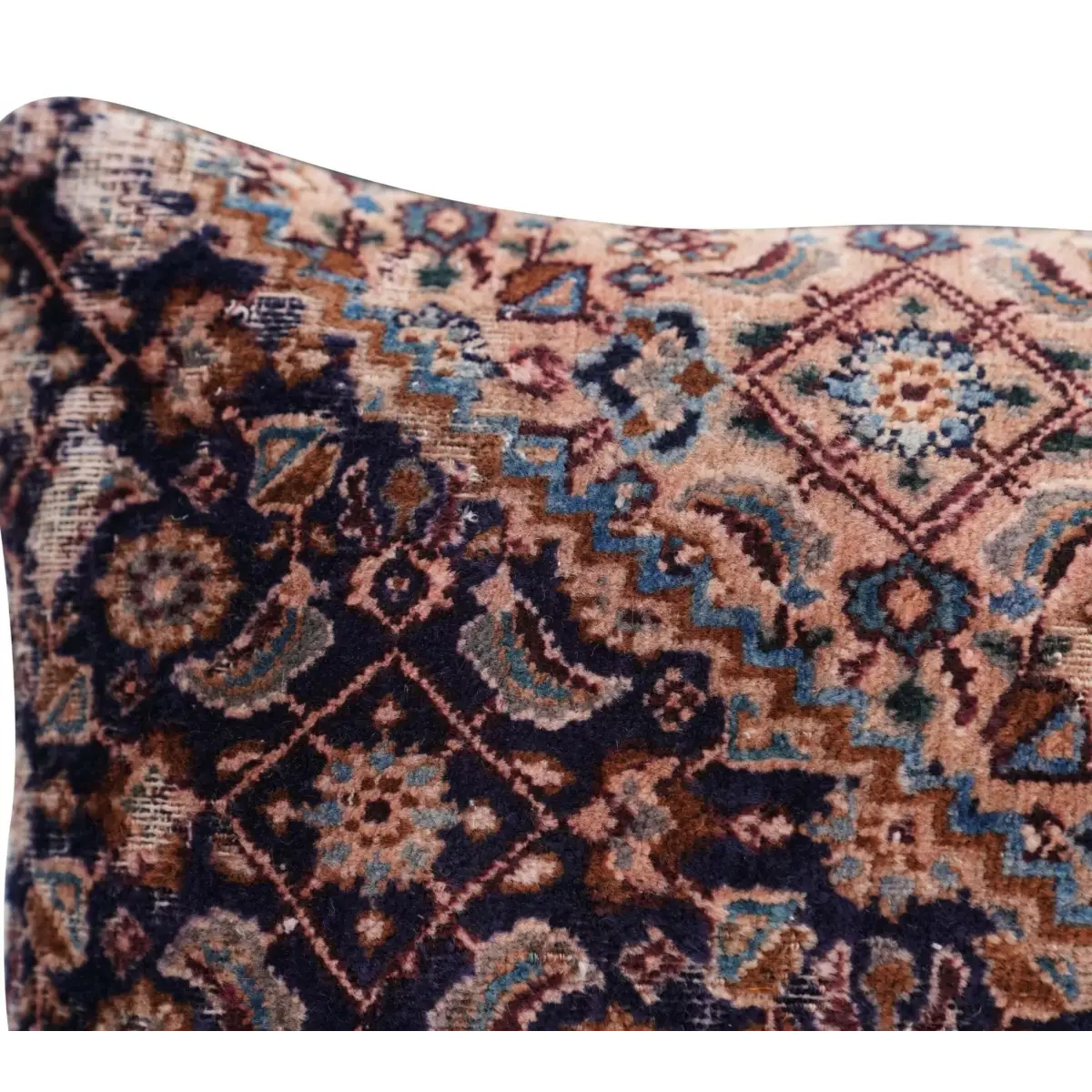Canvello Antique Rug Navy Blue Cushion - 16’’x24’’ - Canvello