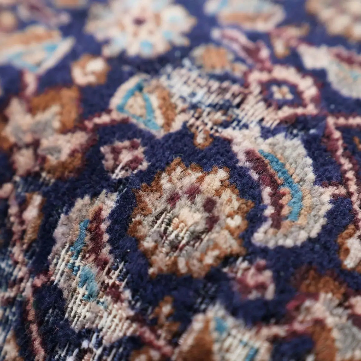 Canvello Antique Rug Navy Blue Cushion - 16’’x24’’ - Canvello