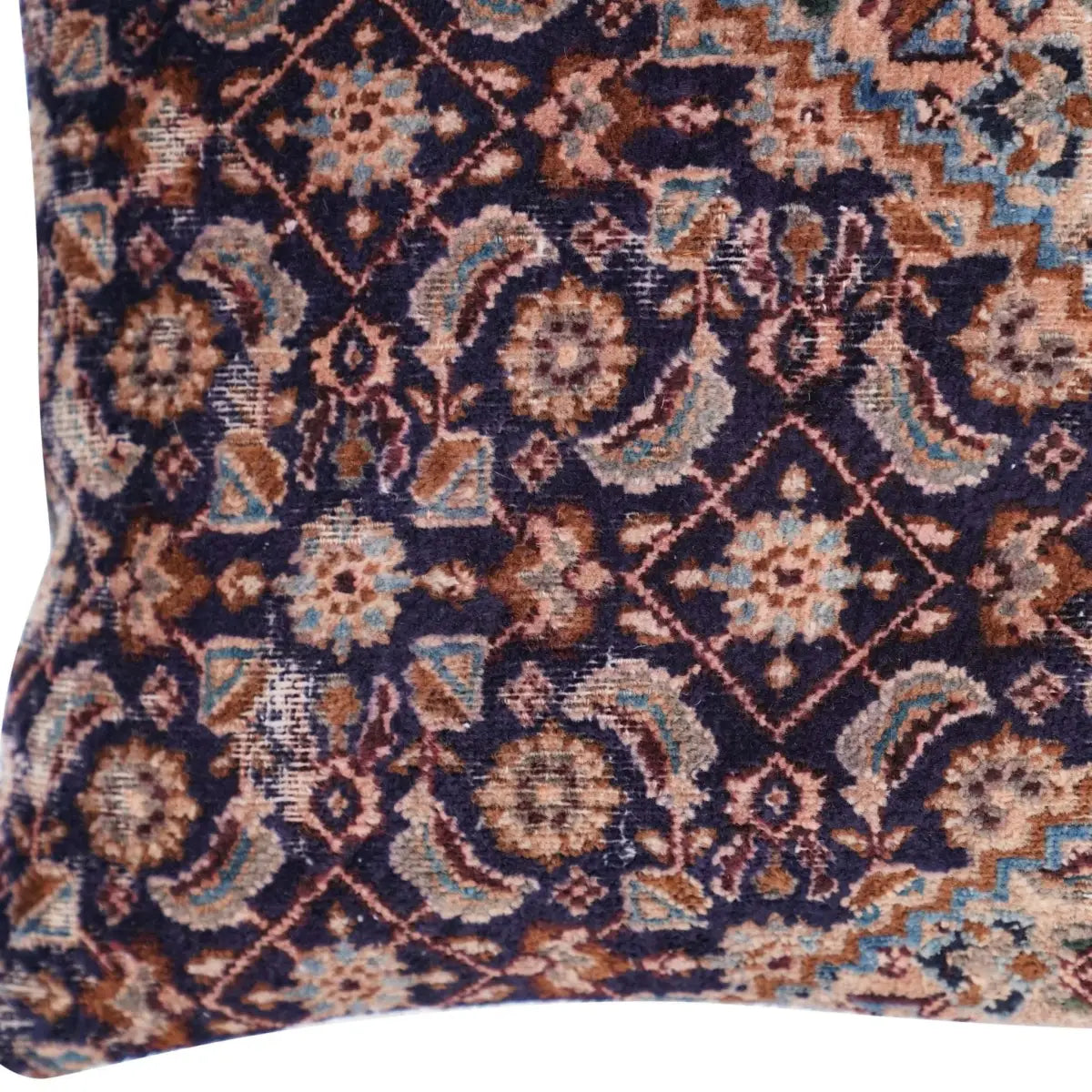 Canvello Antique Rug Navy Blue Cushion - 16’’x24’’ - Canvello