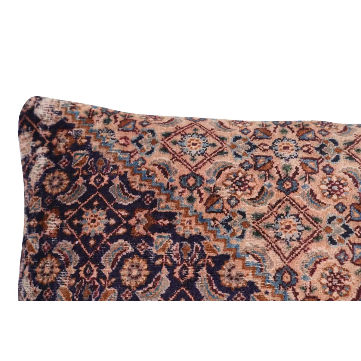Canvello Antique Rug Navy Blue Cushion - 16’’x24’’ - Canvello