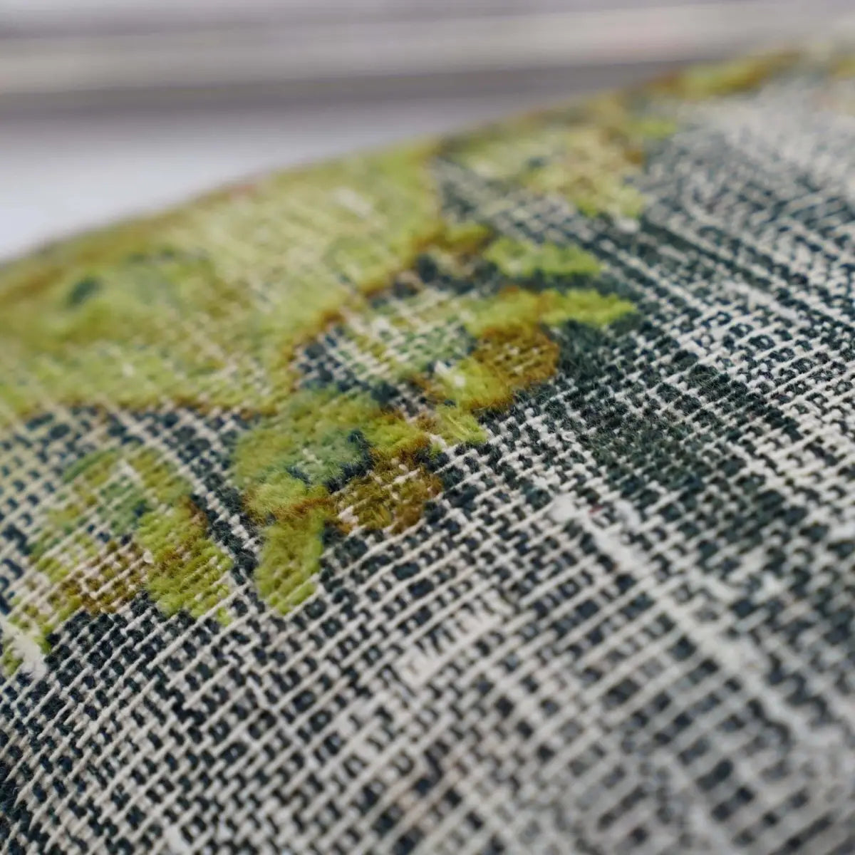 Canvello Antique Rug Olive Green Pillows - 16’’x24’’ - Canvello