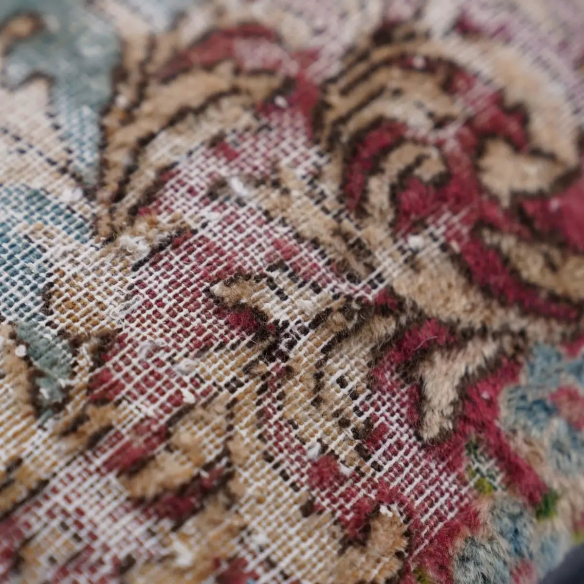 Canvello Antique Rug Organic Wool Pillow - 16’’x24’’ - Canvello