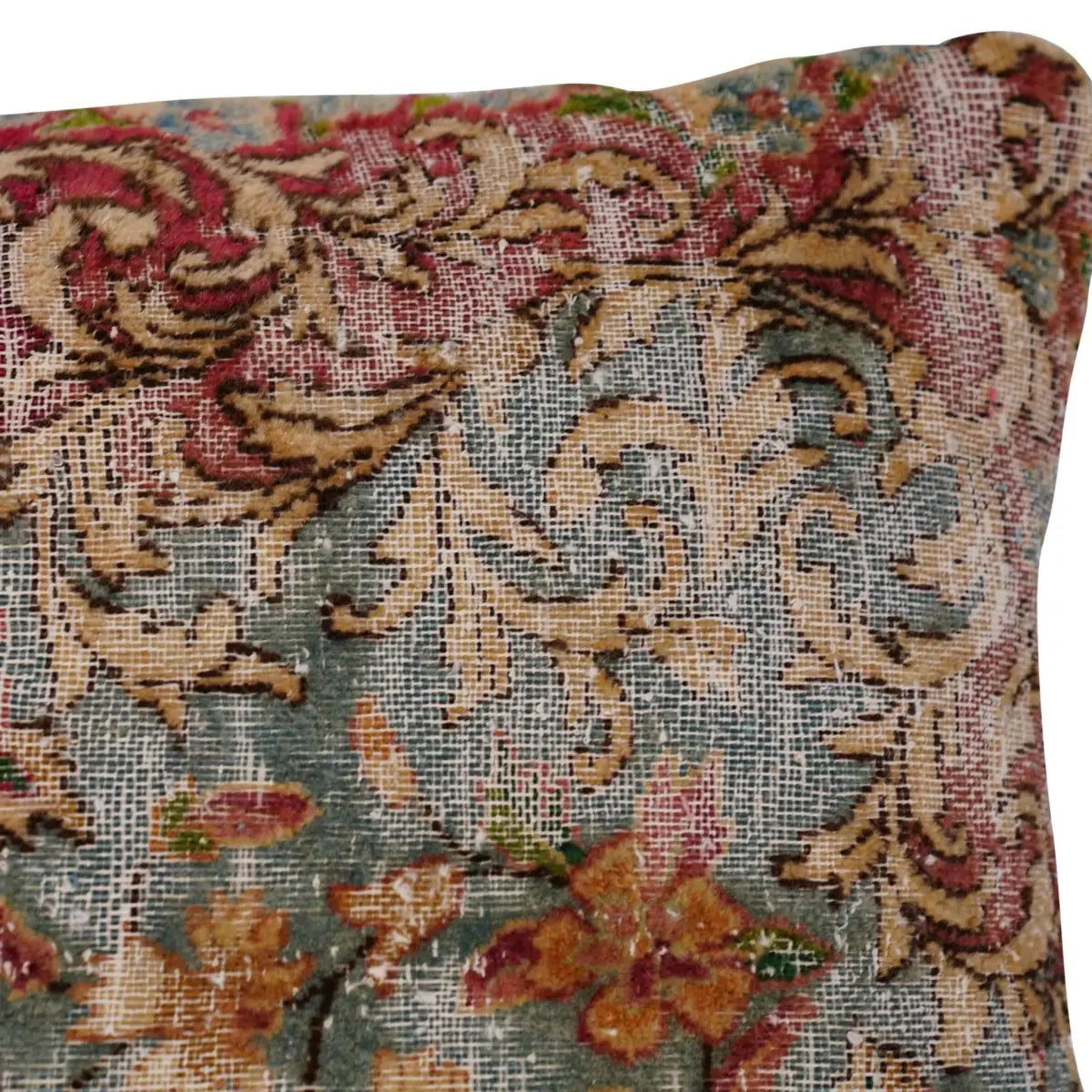 Canvello Antique Rug Organic Wool Pillow - 16’’x24’’ - Canvello