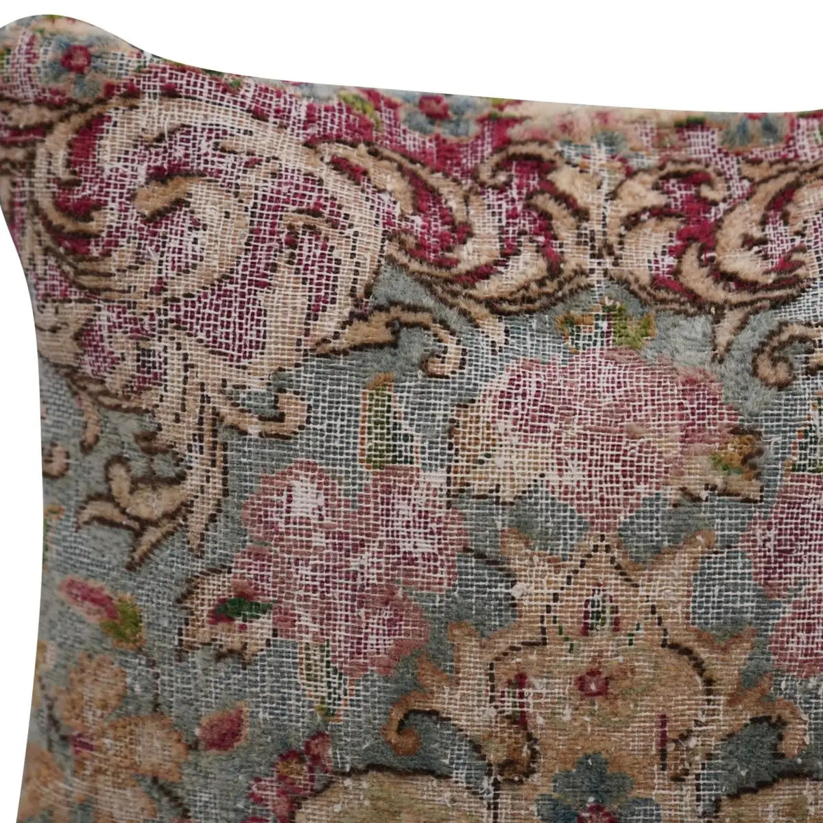 Canvello Antique Rug Organic Wool Pillow - 16’’x24’’ - Canvello