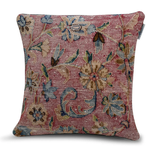Canvello Antique Rug Red And Brown Pillows - 16’’x16’’ - Canvello