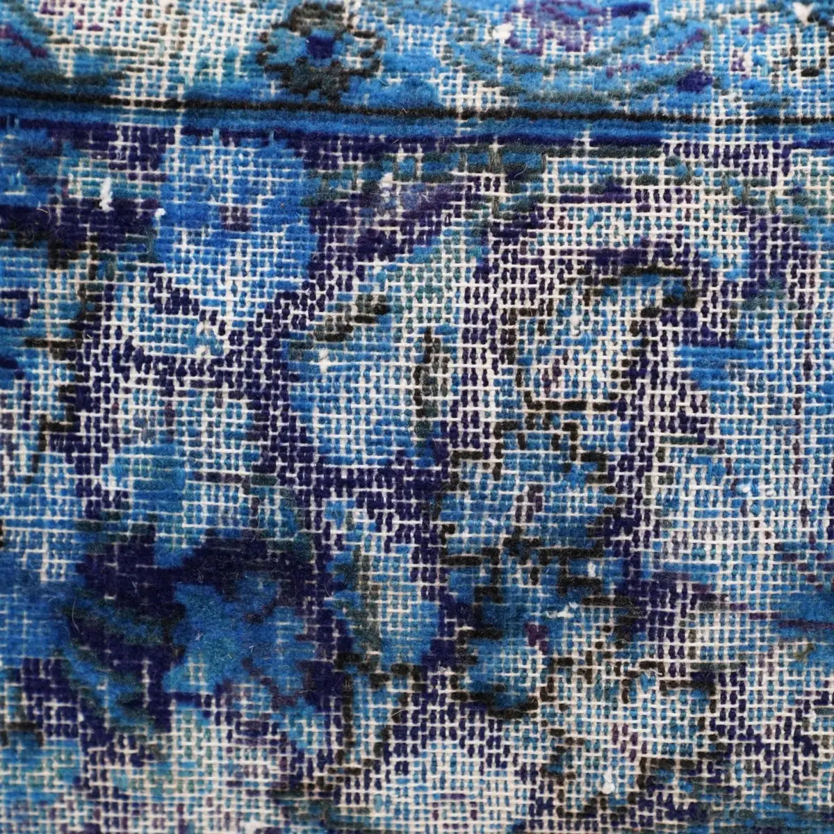 Canvello Antique Rug Royal Blue Throw Pillows - 16’’x24’’ - Canvello