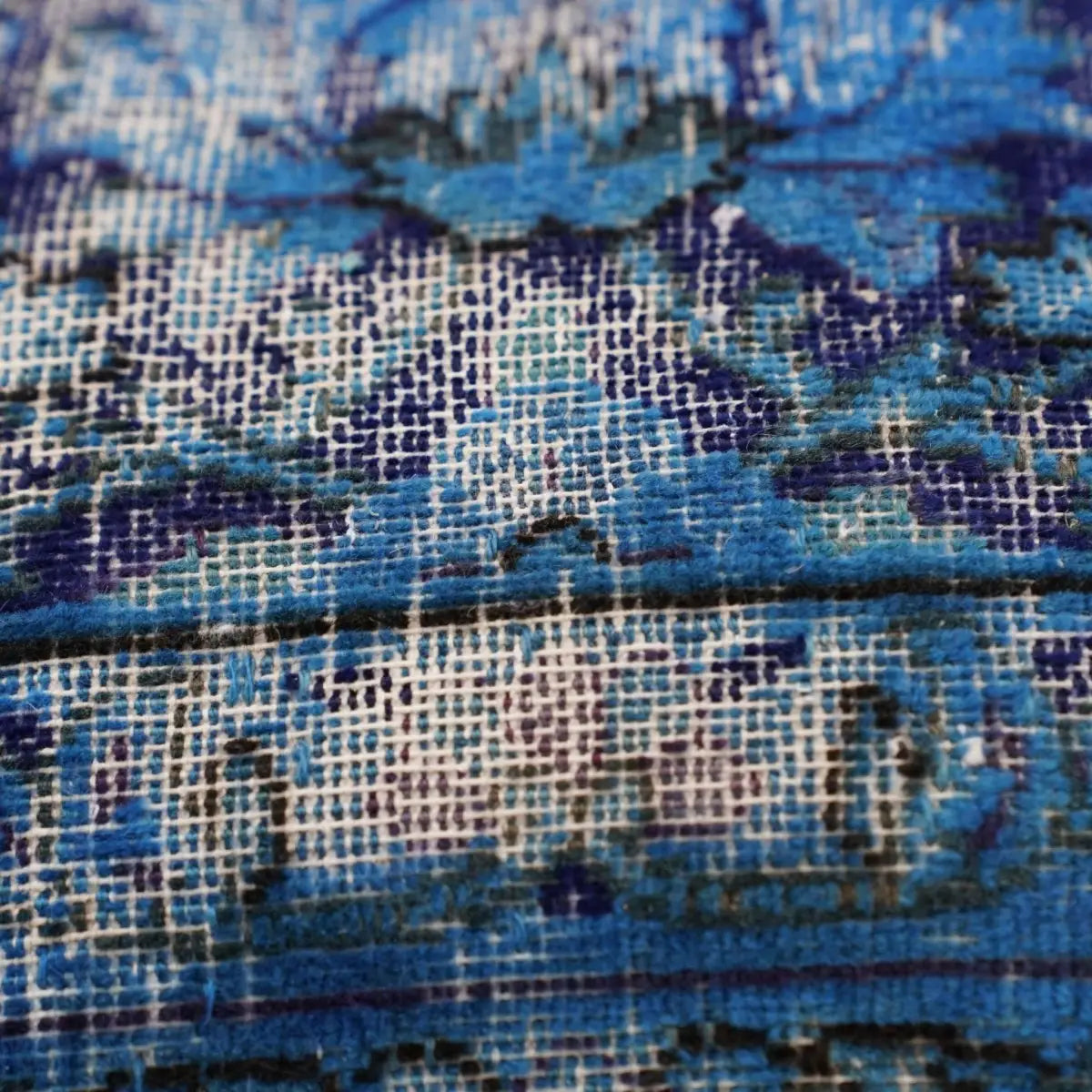 Canvello Antique Rug Royal Blue Throw Pillows - 16’’x24’’ - Canvello