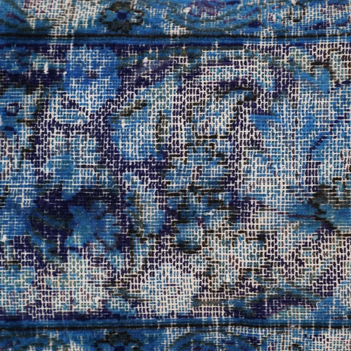 Canvello Antique Rug Royal Blue Throw Pillows - 16’’x24’’ - Canvello